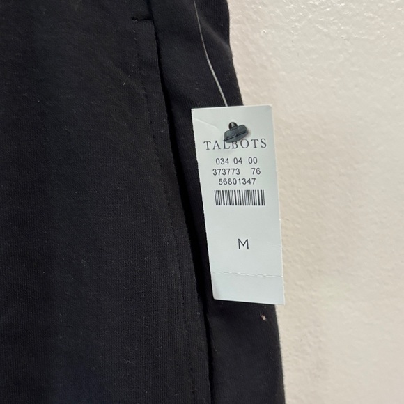 Talbots classic knit everyday Black Mini Skort sz M - Picture 2 of 9